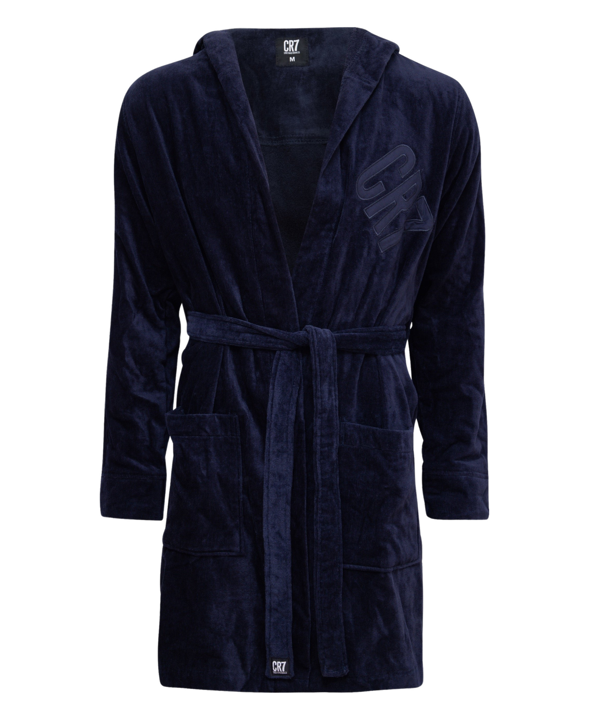 CR7 Men's Bathrobe -100% Cotton [Navy]