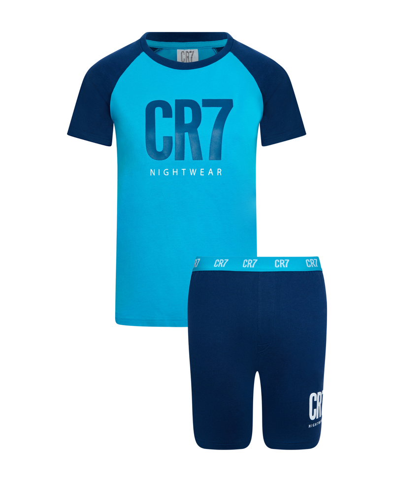 CR7 Boy's Loungewear, Pajama Set - Shorts, Short Sleeve