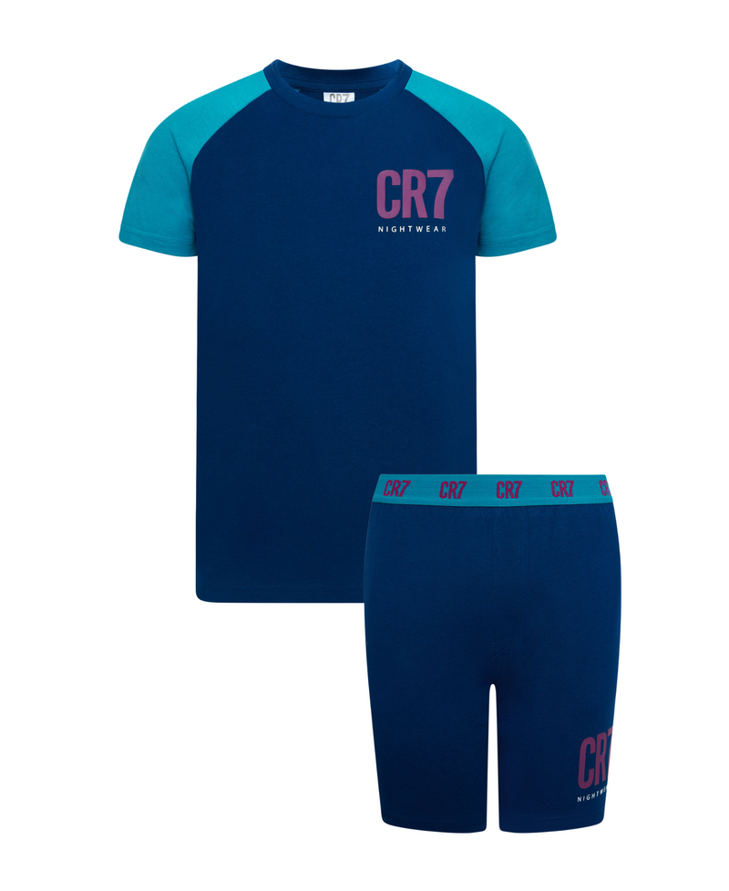 CR7 Boy's Loungewear, Pajama Set - Shorts, Short Sleeve