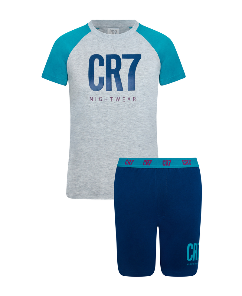 CR7 Boy's Loungewear, Pajama Set - Shorts, Short Sleeve