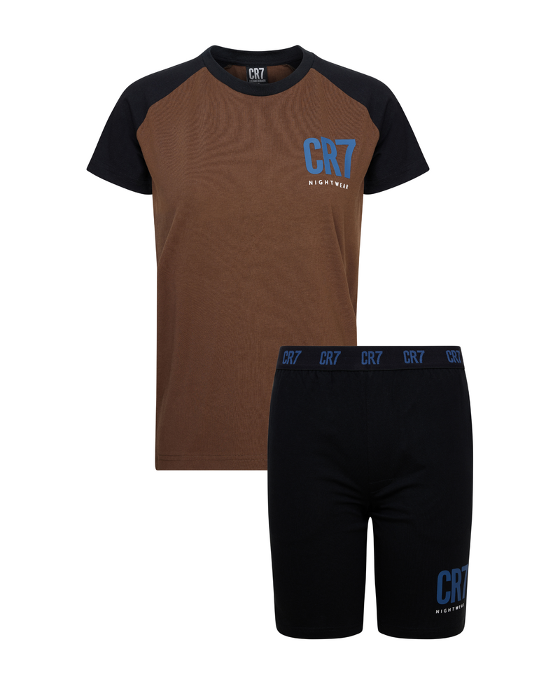 CR7 Boy's Loungewear, Pajama Set - Shorts, Short Sleeve