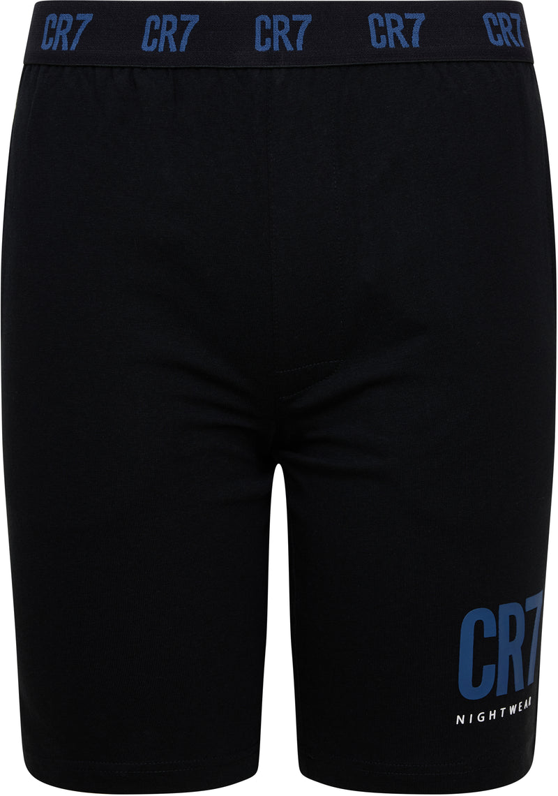 CR7 Men's 100% Cotton Loungewear Shorts Set