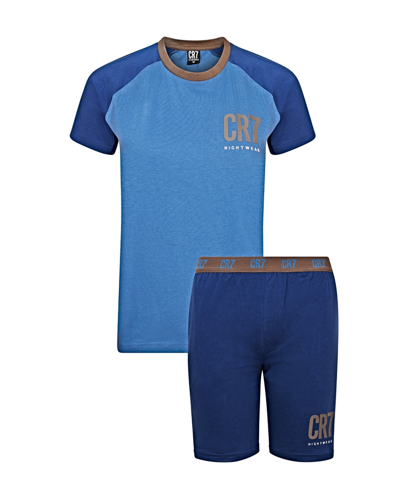 CR7 Boy's Loungewear, Pajama Set - Shorts, Short Sleeve