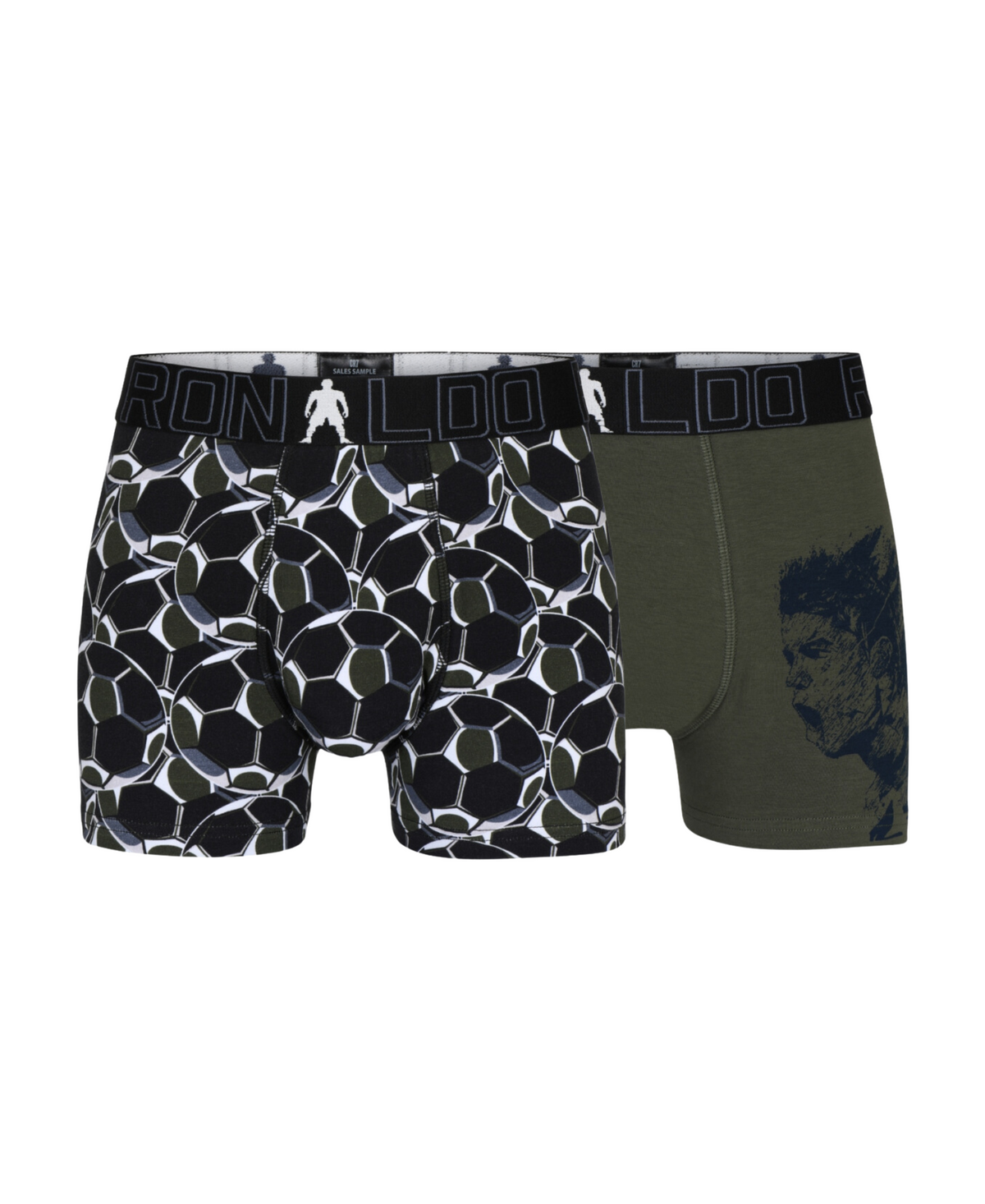 CR7 Boy's 2-Pack Cotton Blend Trunks