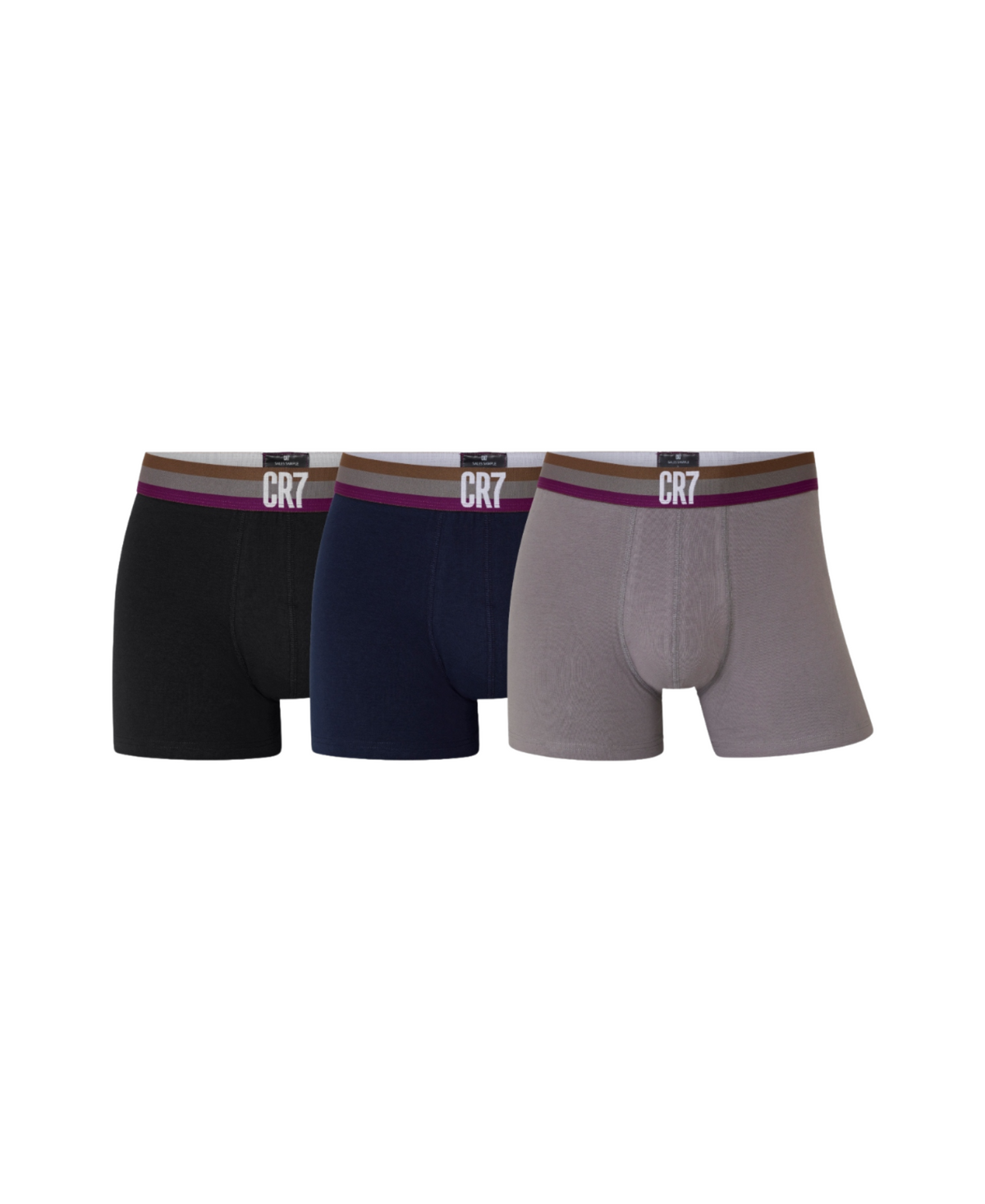 CR7 Men's 3-Pack Cotton Blend Trunks