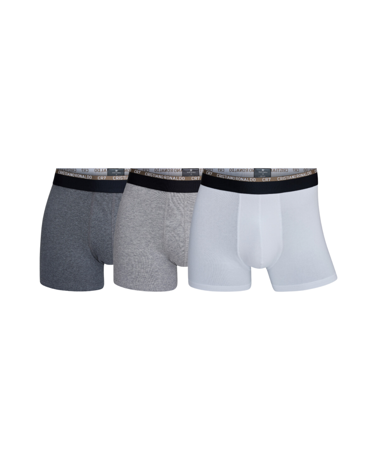 CR7 Men's 3-Pack Cotton Blend Trunks