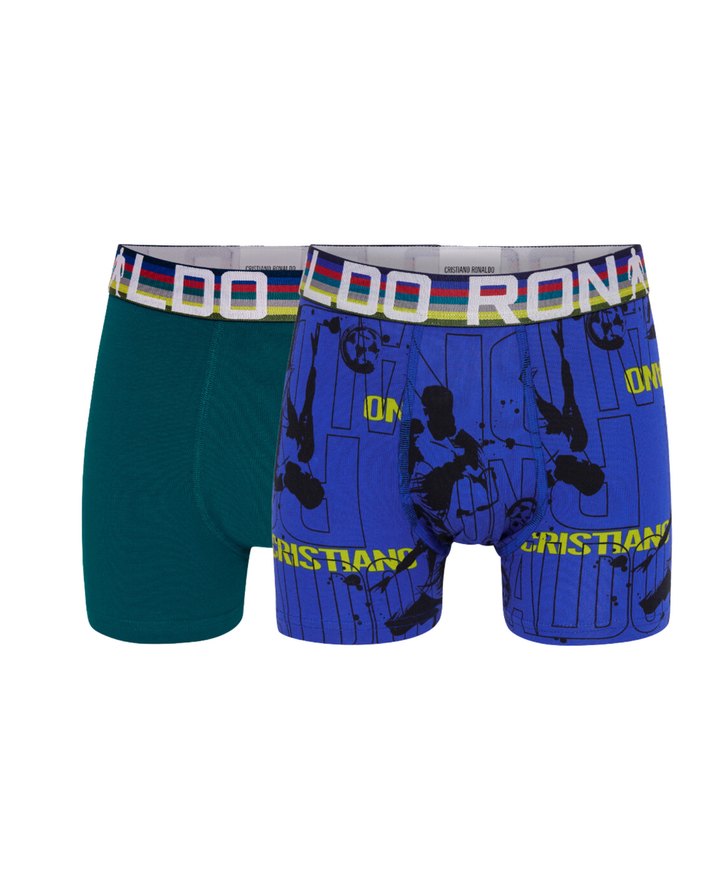 CR7 Boy's 2 Pack Cotton Blend Trunks