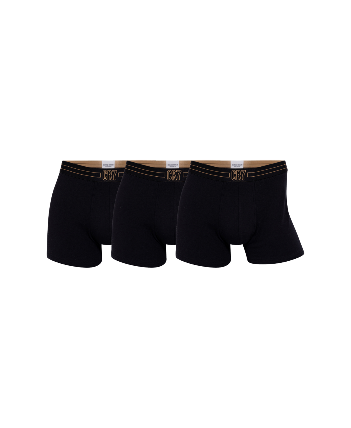 CR7 Men's Basics 3-Pack Trunks Cotton Blend Trunks