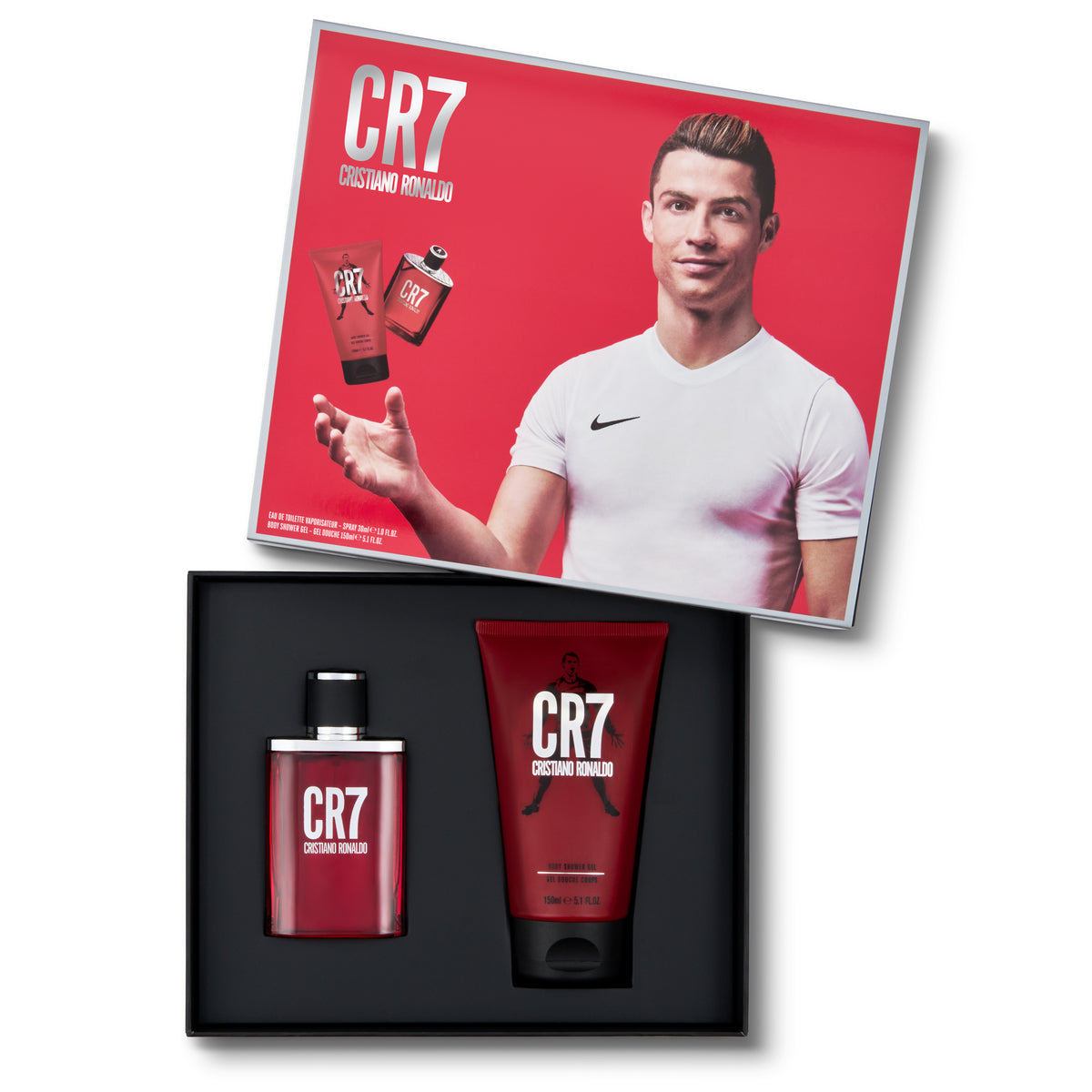 Cristiano Ronaldo for Men - 2 Pc Gift Set 1oz EDT Spray, 5.1oz Shower Gel