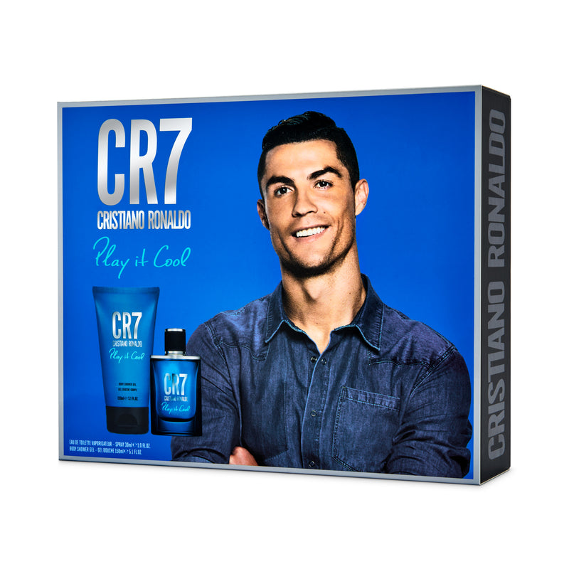 Cristiano Ronaldo for Men - Play It Cool 2 Pc Gift Set 1oz Spray, 5.1oz Shower Gel