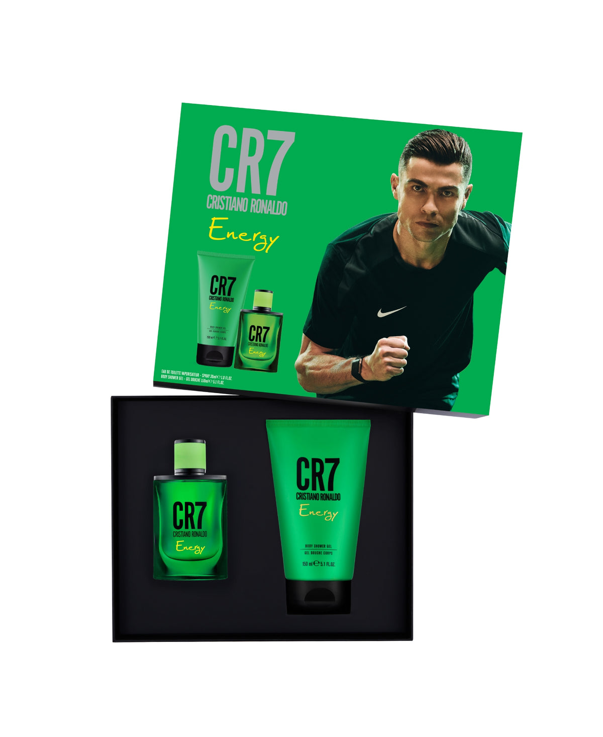 Cristiano Ronaldo Energy Gift Set 1oz (30ml), 5.1oz (150ml) Shower Gel