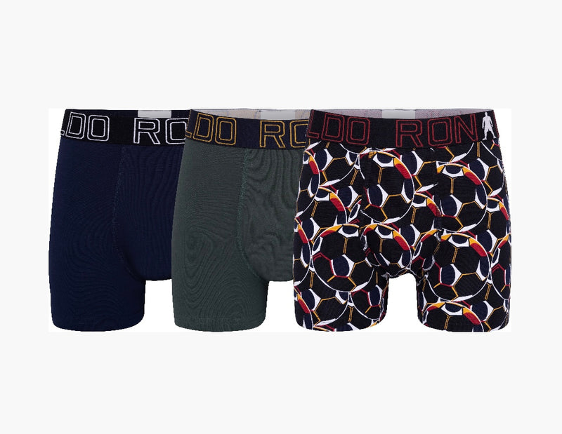 CR7 Boy's 3 Pack Cotton Blend Trunks – CR7 Underwear