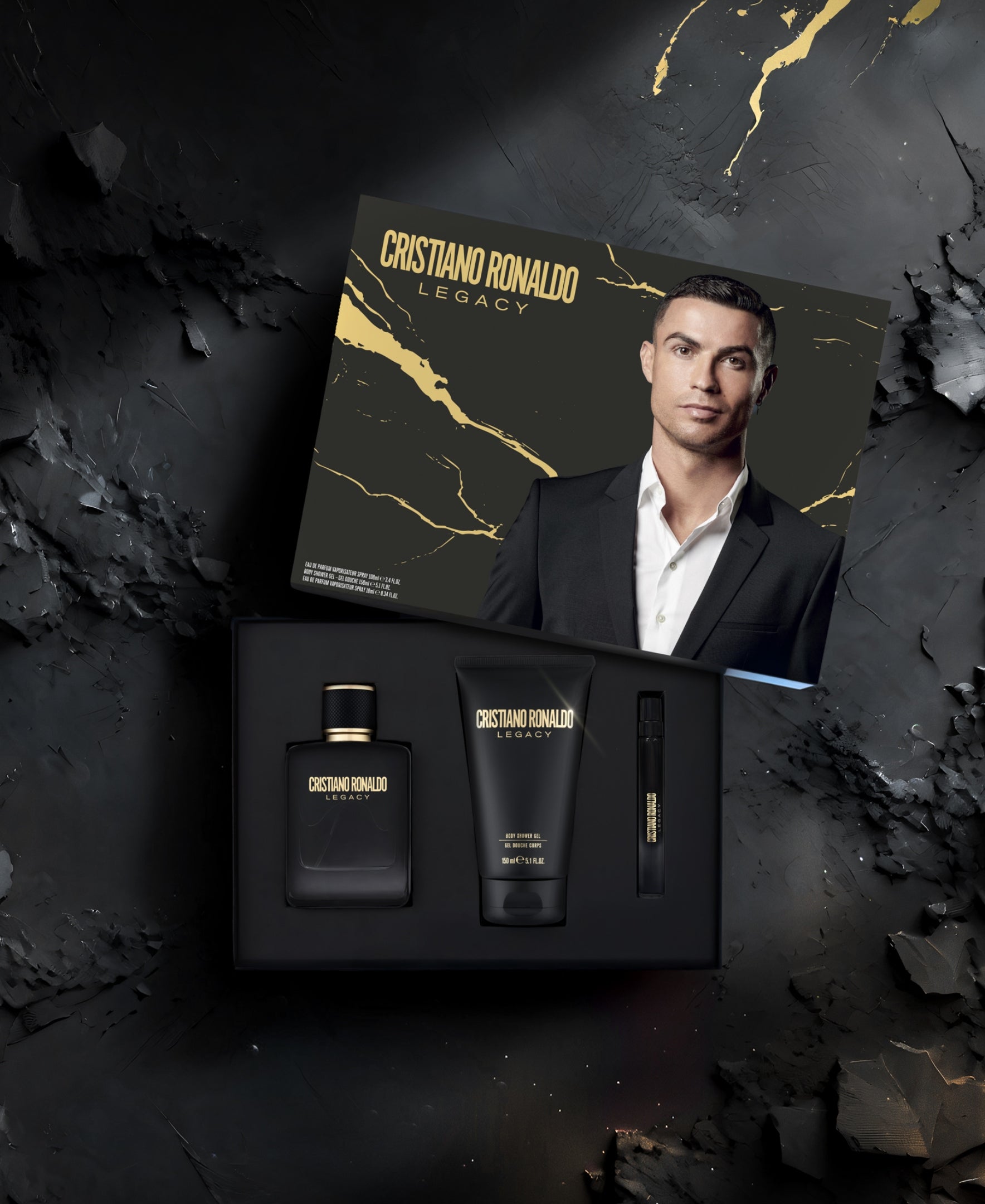 Cristiano Ronaldo Legacy Gift Set Eau de Toilette 1oz (30ml), 5.1