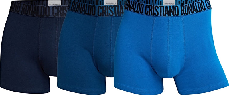 CR7 Boxers 3 Pack Mens Cristiano Ronaldo Basic Cotton Underwear