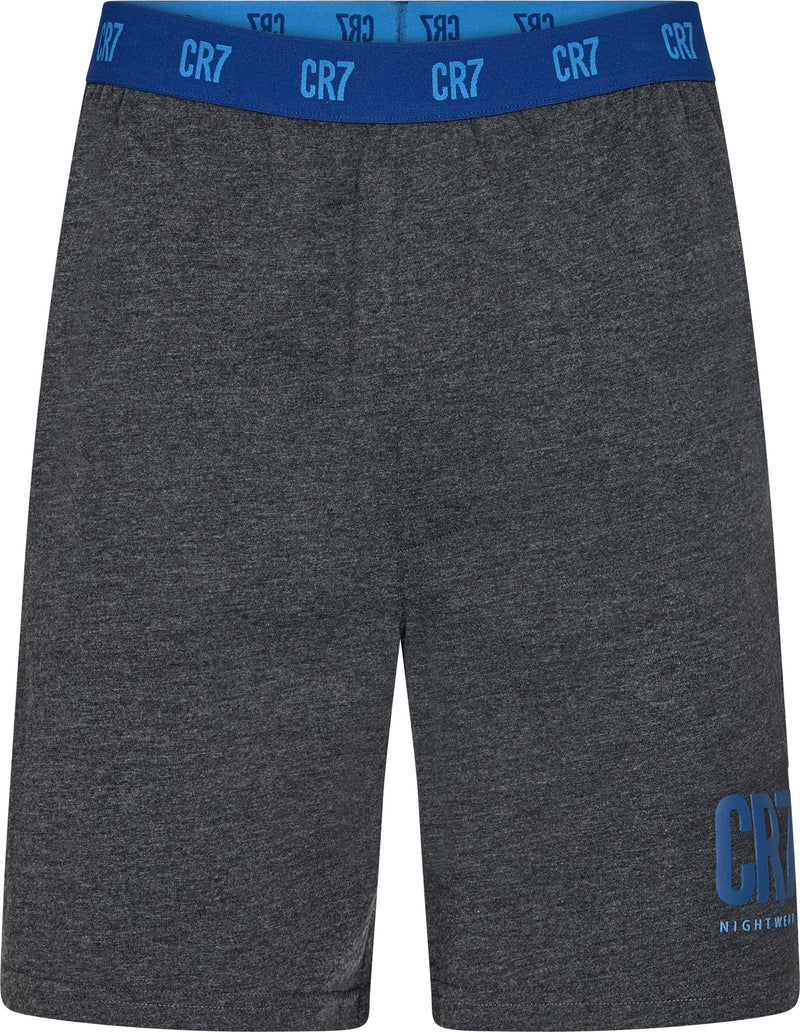 CR7 Men's Cotton Loungewear Top and Short Set