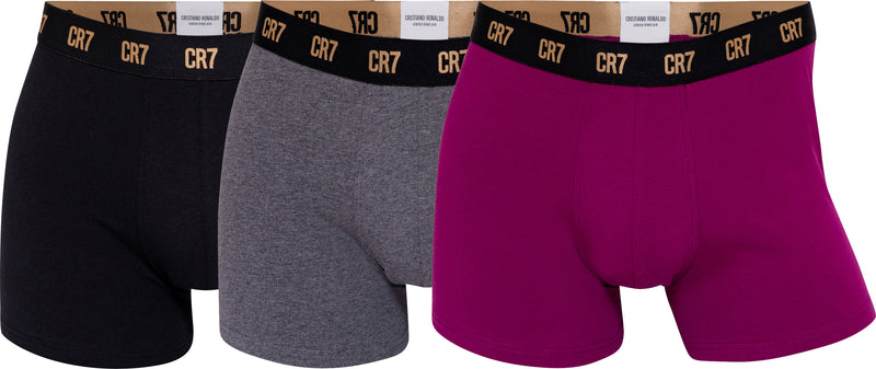 CR7 Basic Underwear Brief 3-pack -Black/Grey • Price »