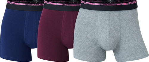 Calcetines tobilleros bajos para hombre, paquete múltiple de 3 – CR7  Underwear