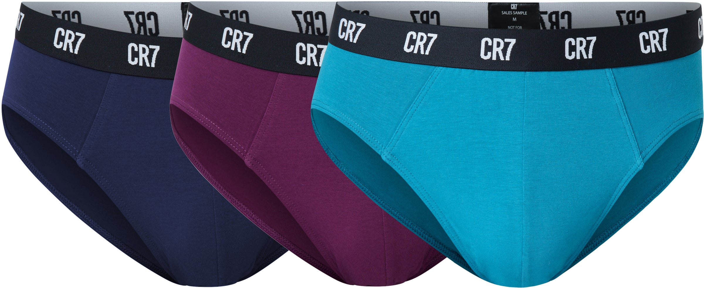 CR7 Mens Boxers 3 Pack Cristiano Ronaldo Logo Cotton Fashion Underwear