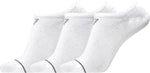 Men's Low Ankle Bamboo or Cotton Blend 3-Pack Socks, White