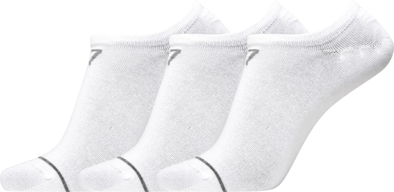 Men's Low Ankle (Footie) Socks, 3-Pack White