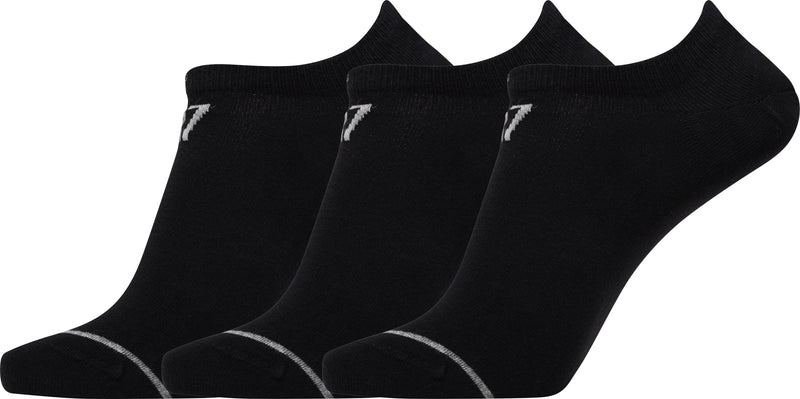 Men's Low Ankle (Footie) Socks, 3-Pack Black