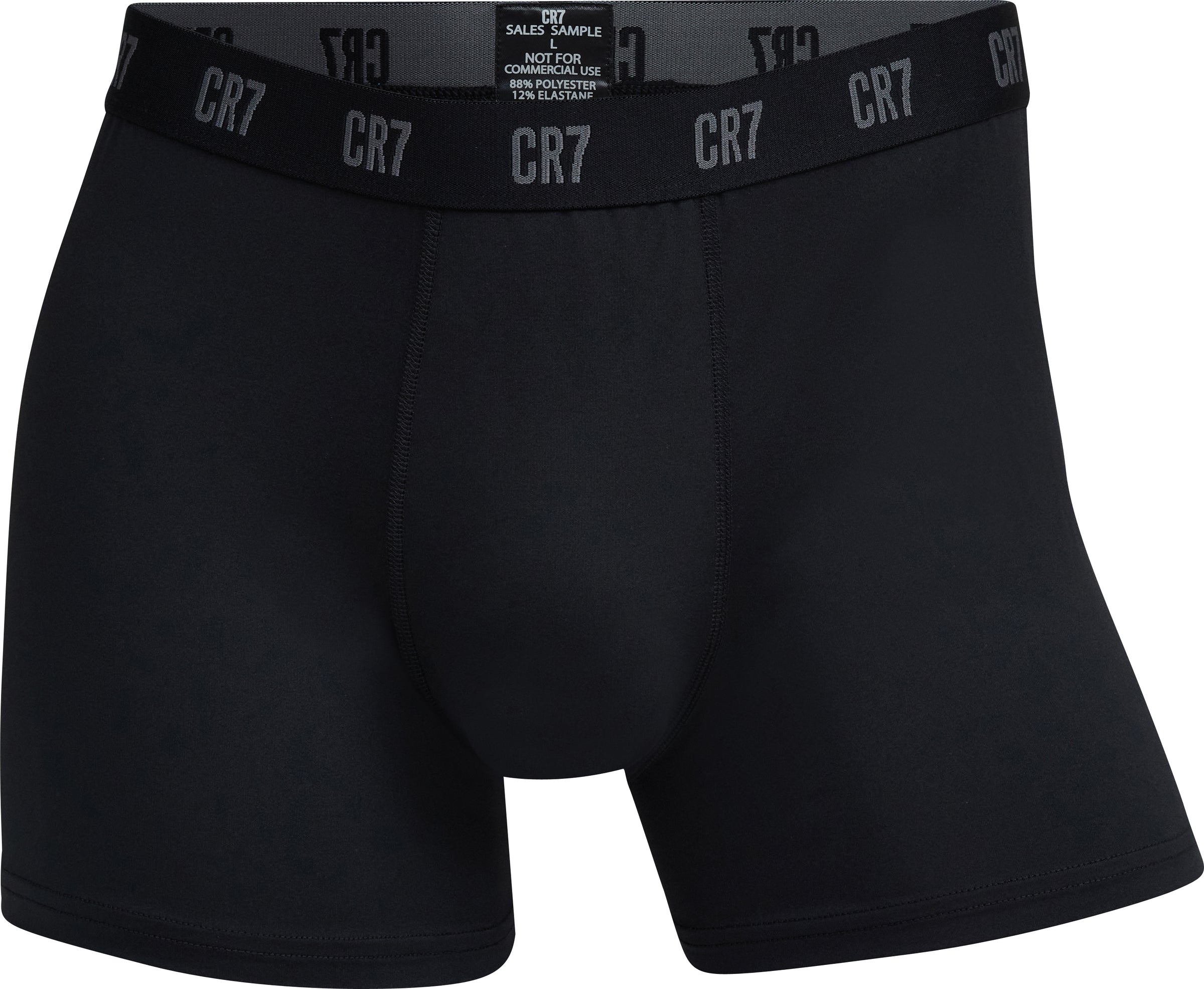 CR7 Men's 3-Pack Cotton Briefs - Black/Grey/White - S