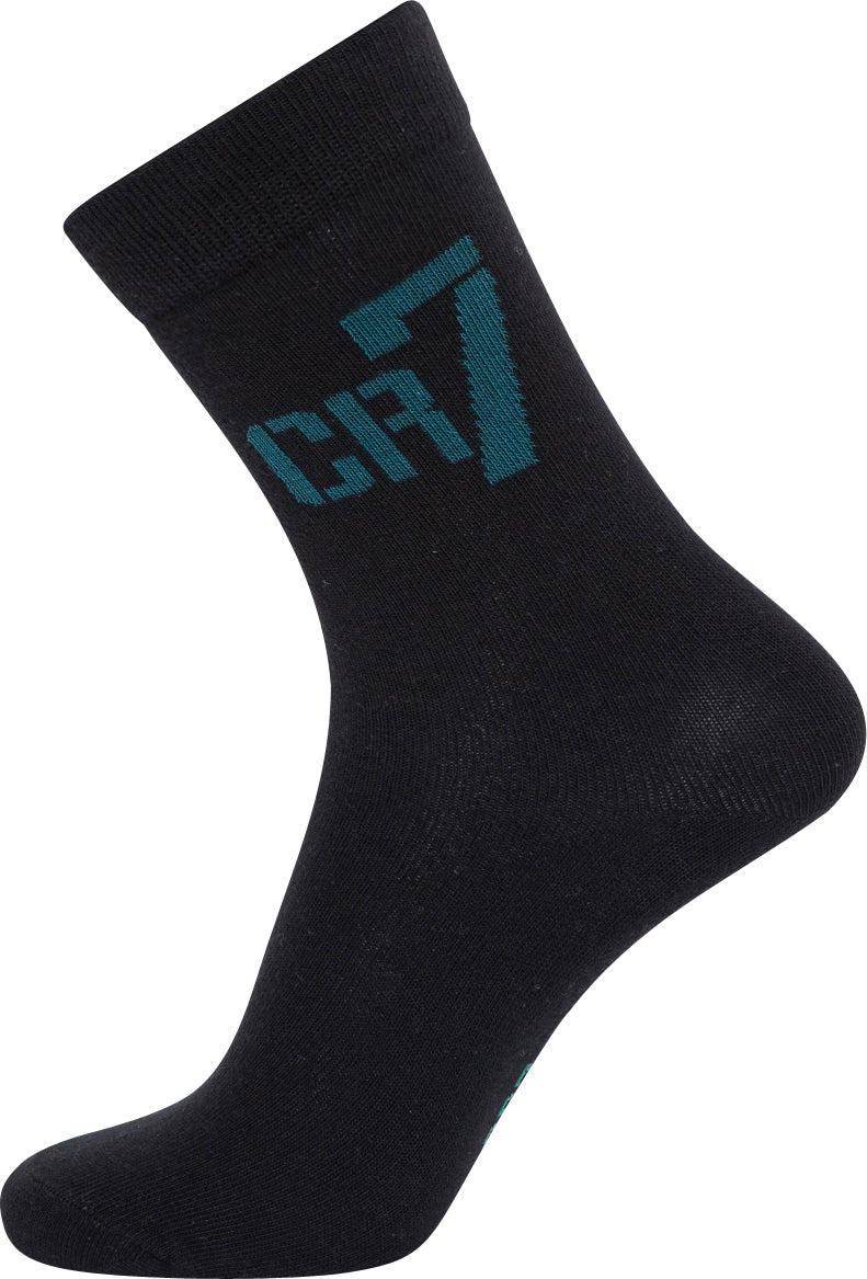 CR7 Boy's Cotton Blend 3-Pack Crew Socks