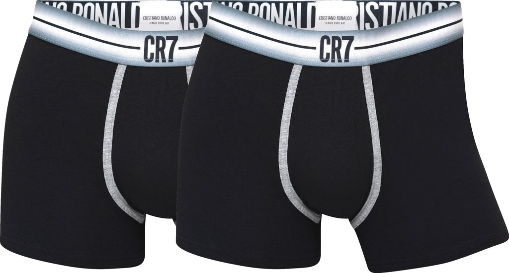 GetUSCart- CR7 Men's Cotton Trunk Boxer Briefs - Blue/Green/Grey - XL