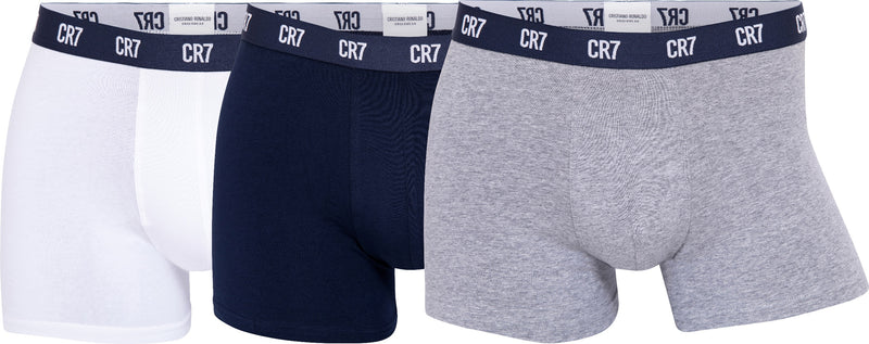 CLEARANCE 70% OFF CR7 Men's 3-Pack Cotton Blend Trunks